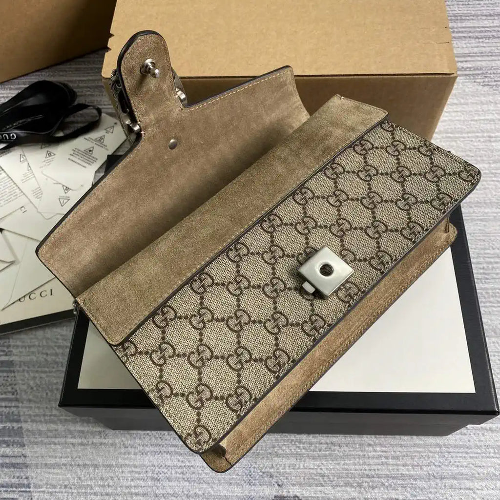 Gucci 499623 Dionysus medium shoulder bag Beige