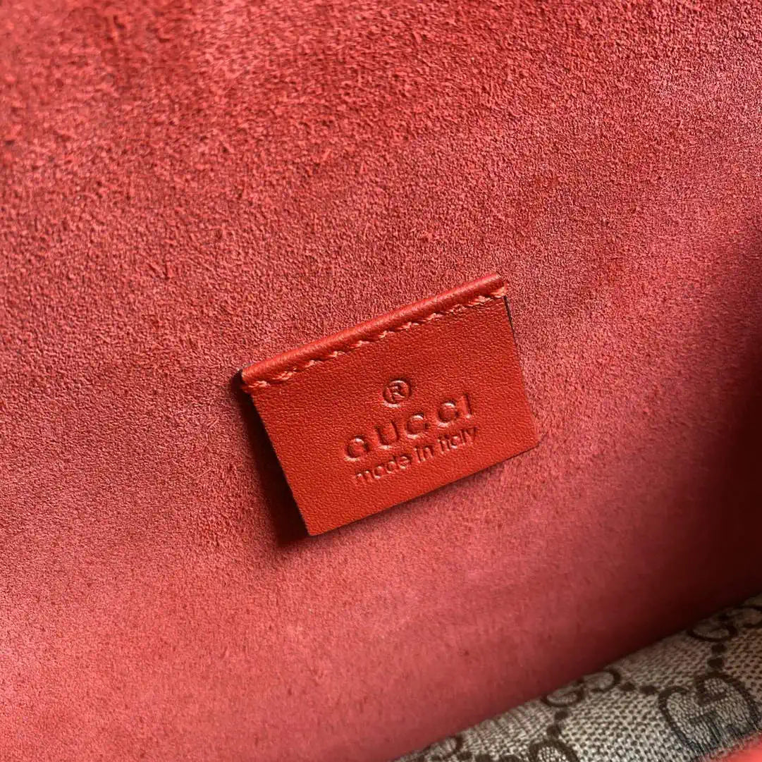 Gucci 499623 Dionysus medium shoulder bag Beige Red