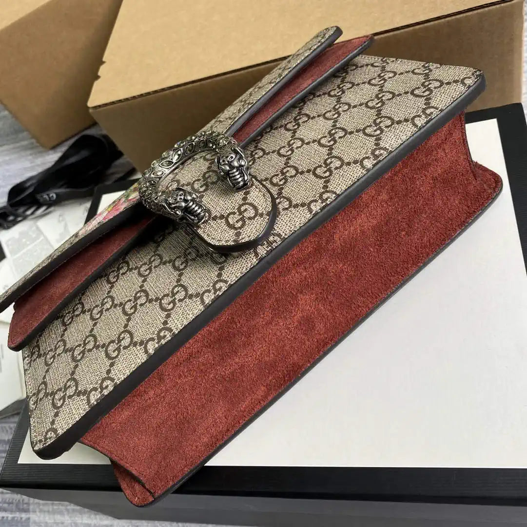 Gucci 499623 Dionysus medium shoulder bag Beige printing