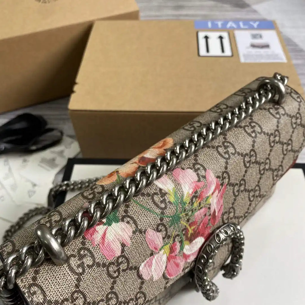 Gucci 499623 Dionysus medium shoulder bag Beige printing