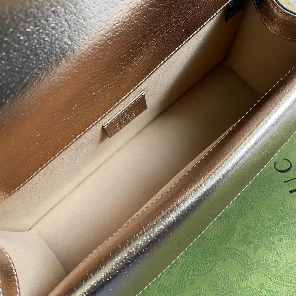 Gucci 499623 Dionysus medium shoulder leather bag Copper