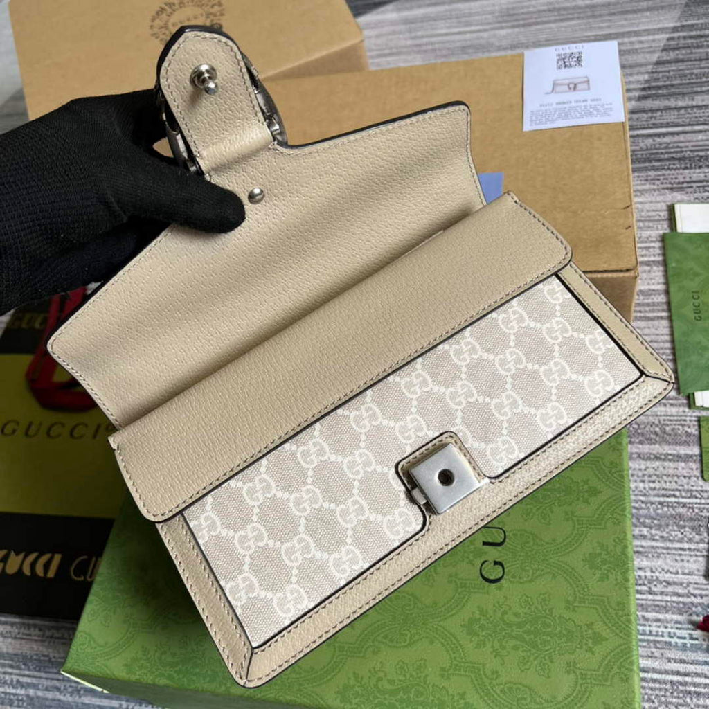 Gucci 499623 Dionysus small GG bag Oatmeal