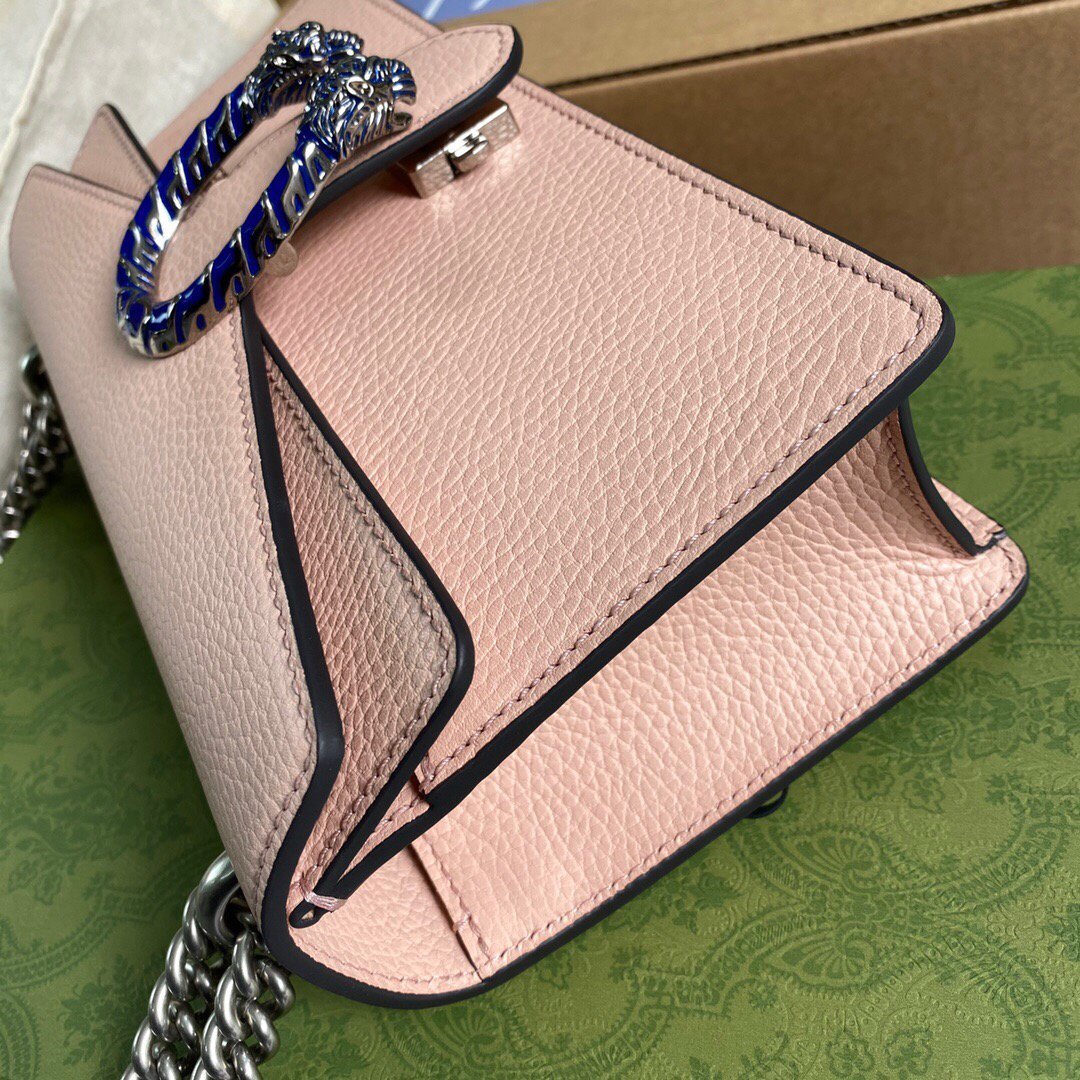 Gucci 499623 Dionysus Small Shoulder Bag Pink