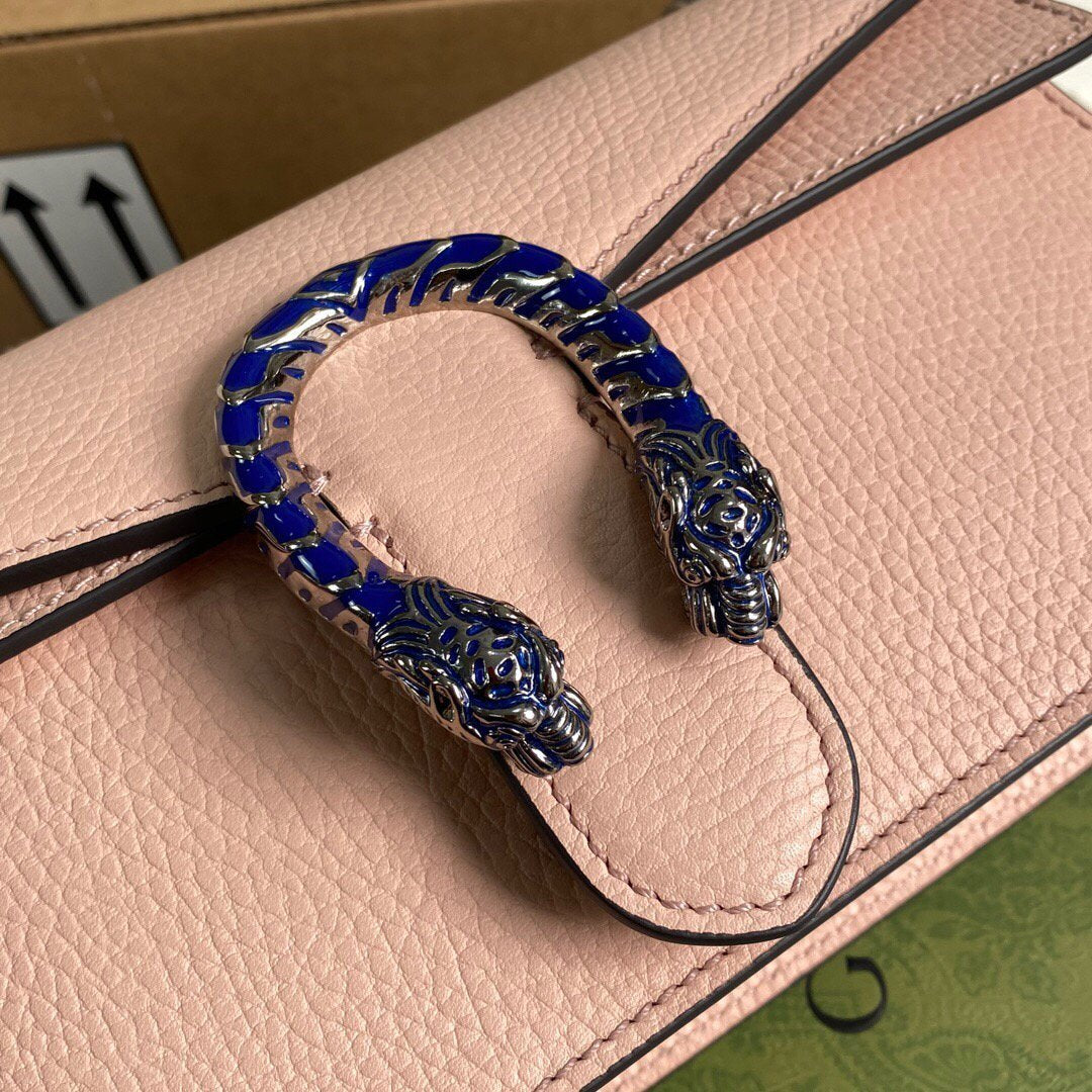 Gucci 499623 Dionysus Small Shoulder Bag Pink