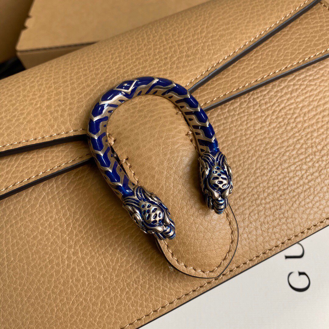 Gucci 499623 Dionysus Small Shoulder Bag Khaki