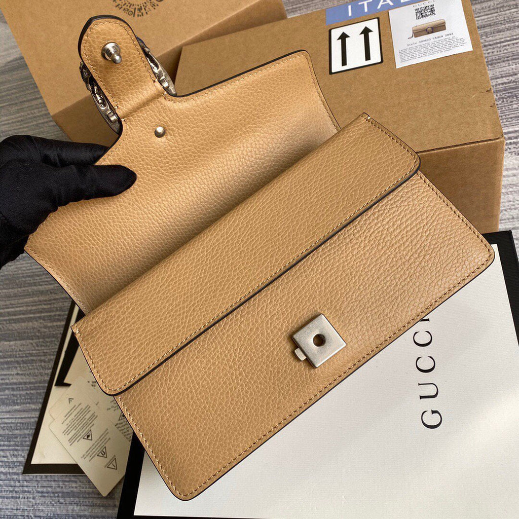 Gucci 499623 Dionysus Small Shoulder Bag Khaki