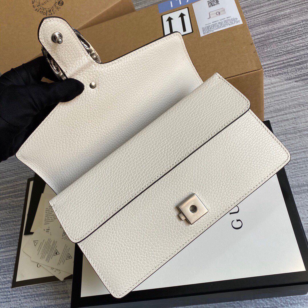 Gucci 499623 Dionysus Small Shoulder Bag Beige