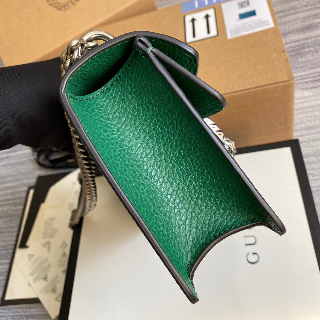 Gucci 499623 Dionysus Small Shoulder Bag Green