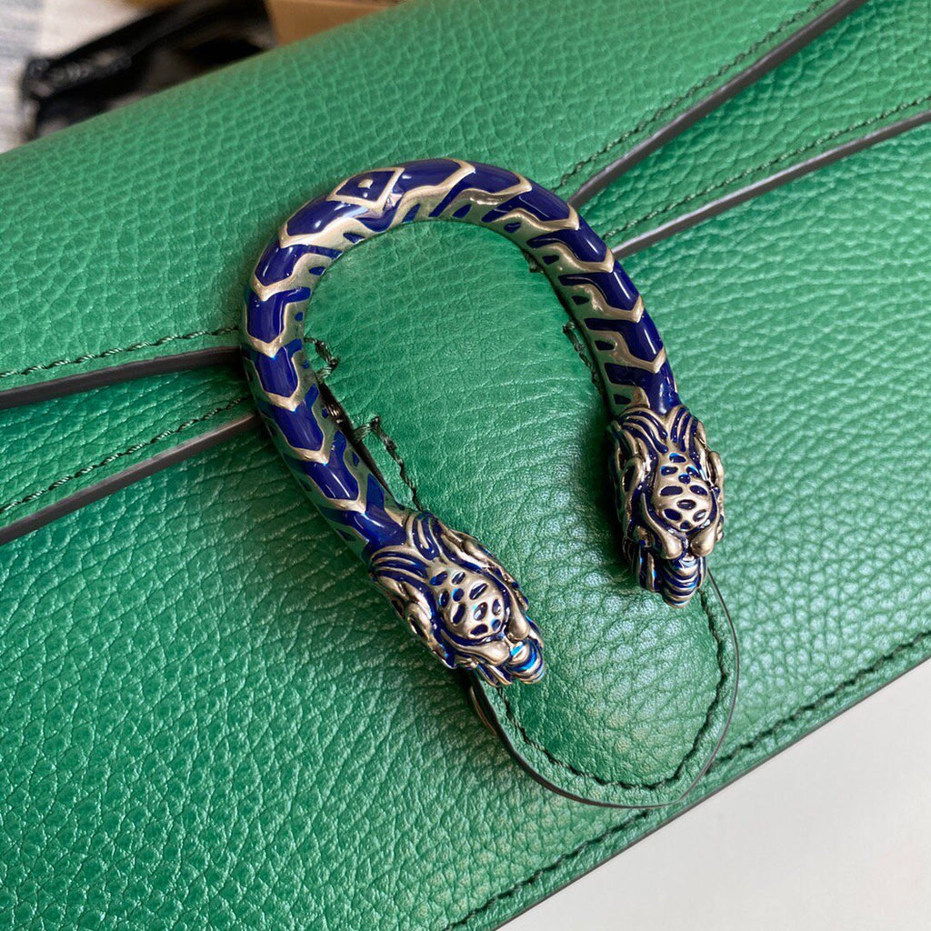 Gucci 499623 Dionysus Small Shoulder Bag Green