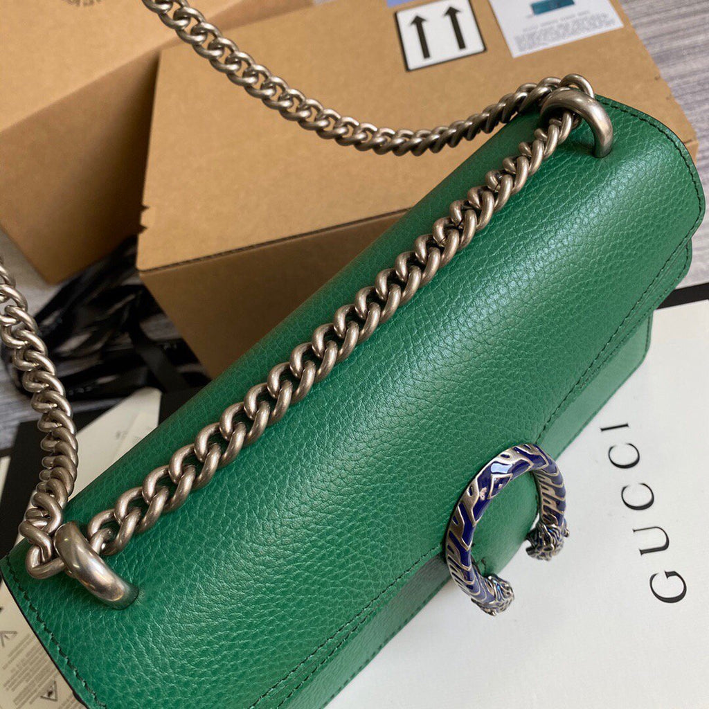 Gucci 499623 Dionysus Small Shoulder Bag Green