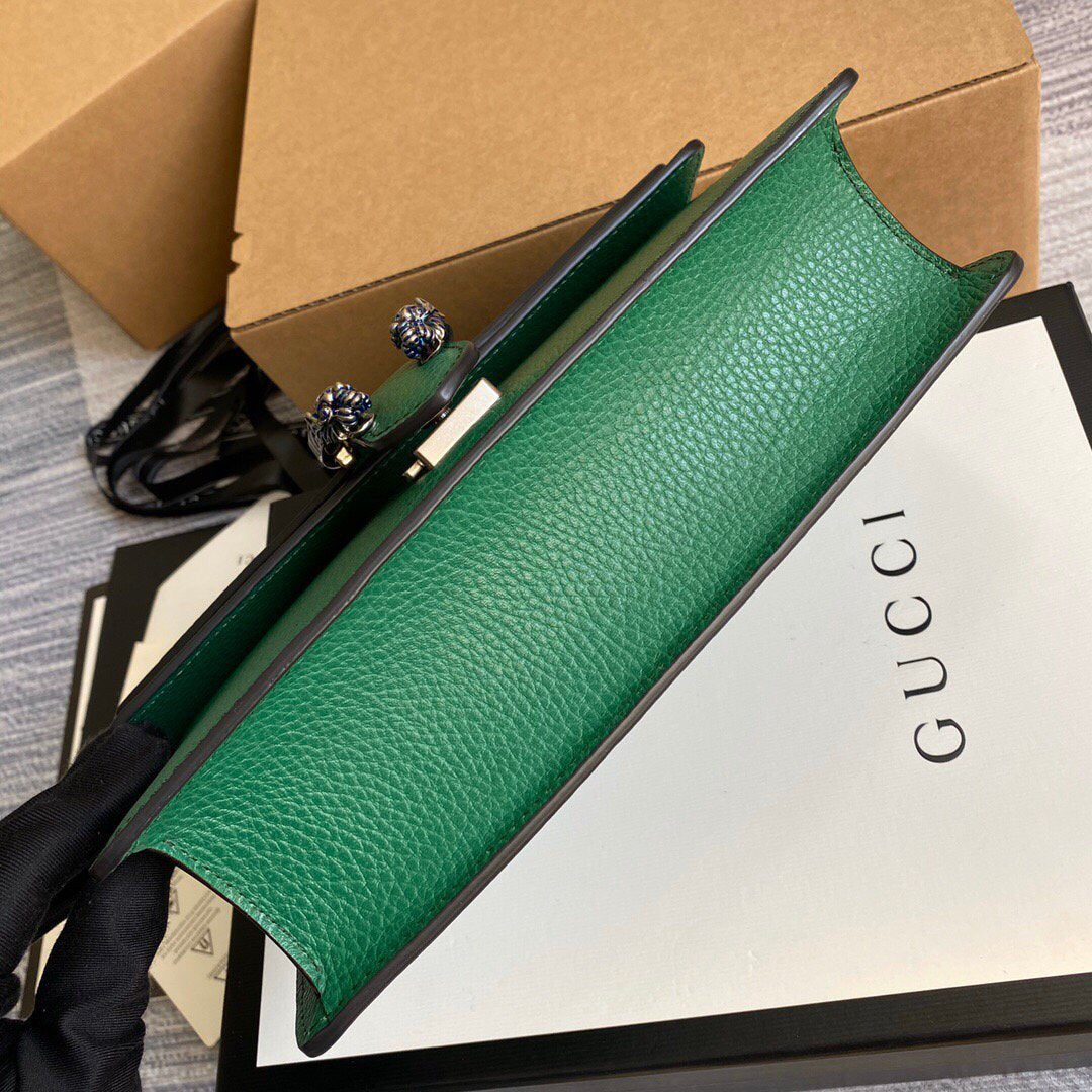 Gucci 499623 Dionysus Small Shoulder Bag Green