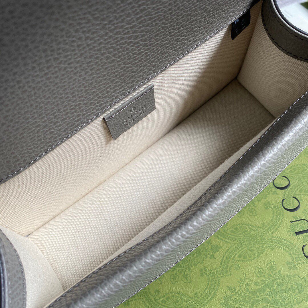 Gucci 499623 Dionysus Small Shoulder Bag Gray