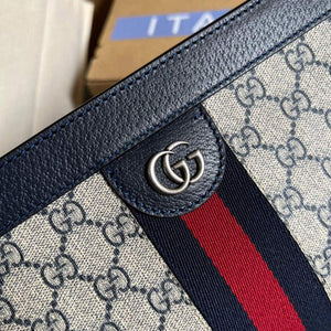 Gucci 503877 Ophidia GG Small Shoulder Bag Beige Blue - Default Title - View 6
