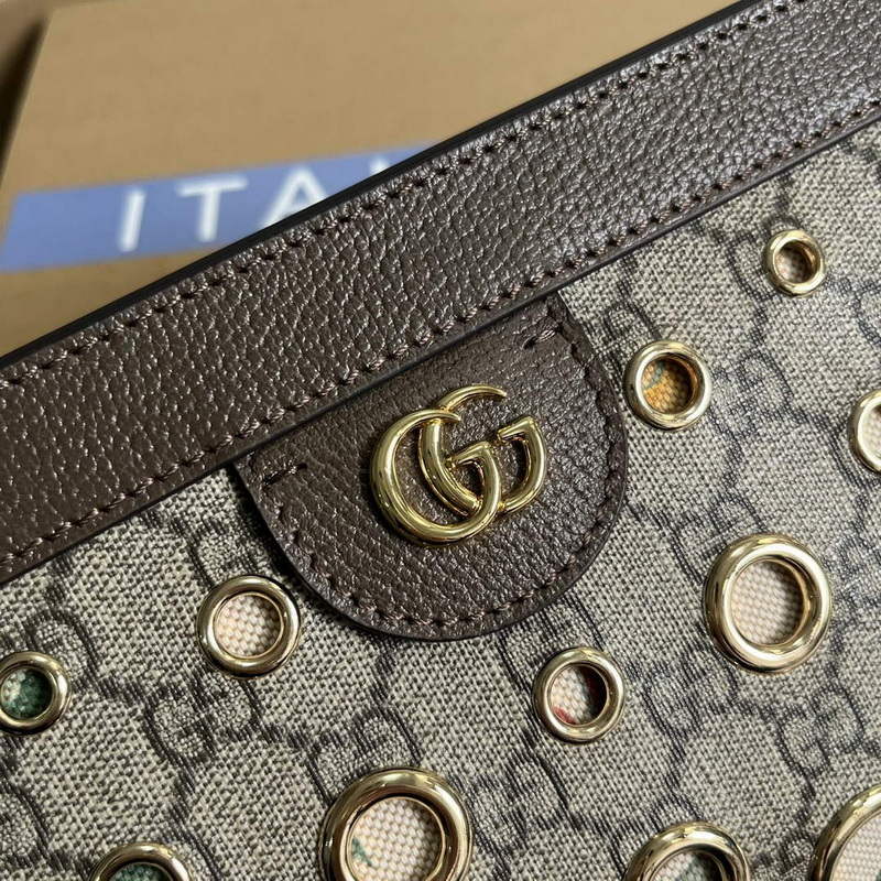 Gucci 503877 Ophidia GG small shoulder bag brown