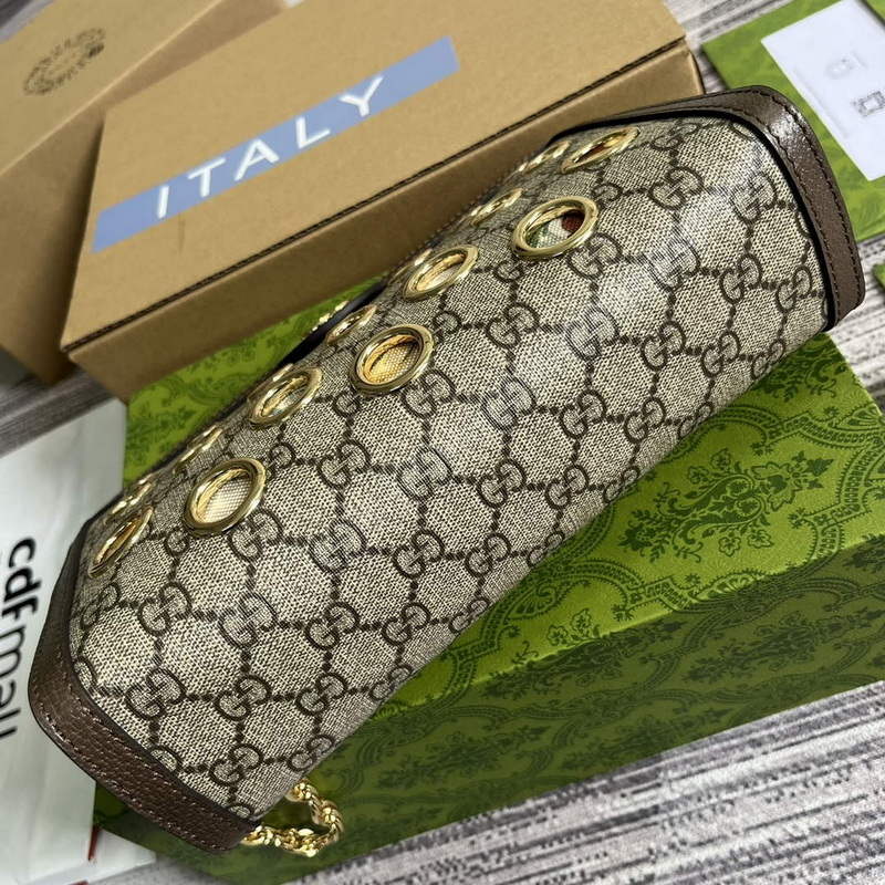 Gucci 503877 Ophidia GG small shoulder bag brown - Default Title - View 7