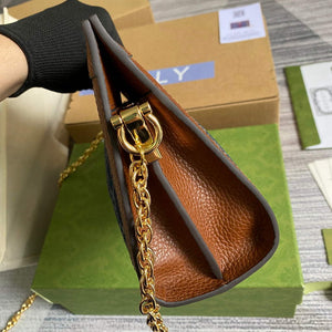 Gucci 503877 Ophidia GG Small Shoulder Bag Navy Blue with Brown - Default Title - View 3
