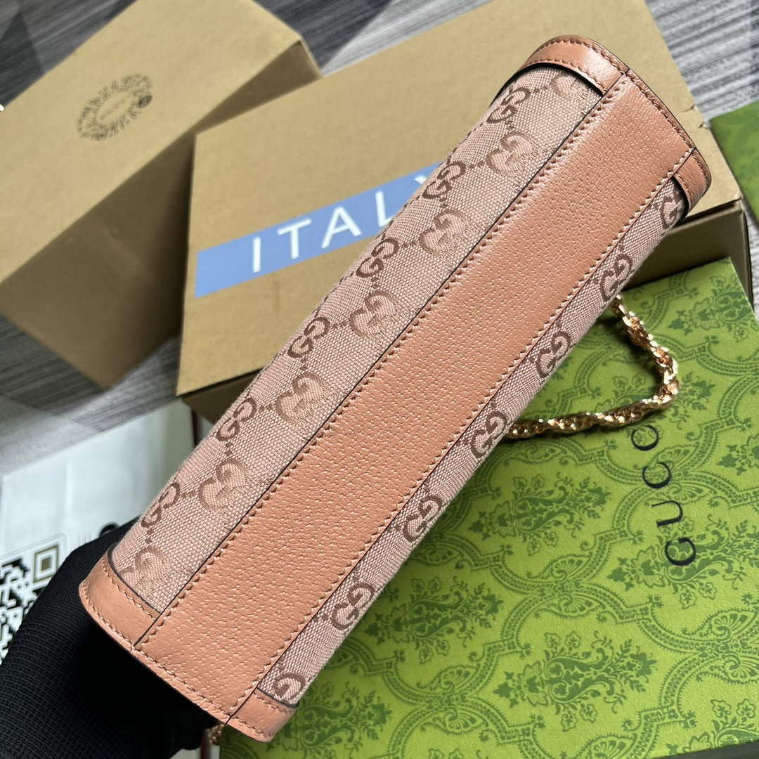 Gucci 503877 Ophidia GG Small Shoulder Bag Pink - Default Title - View 6