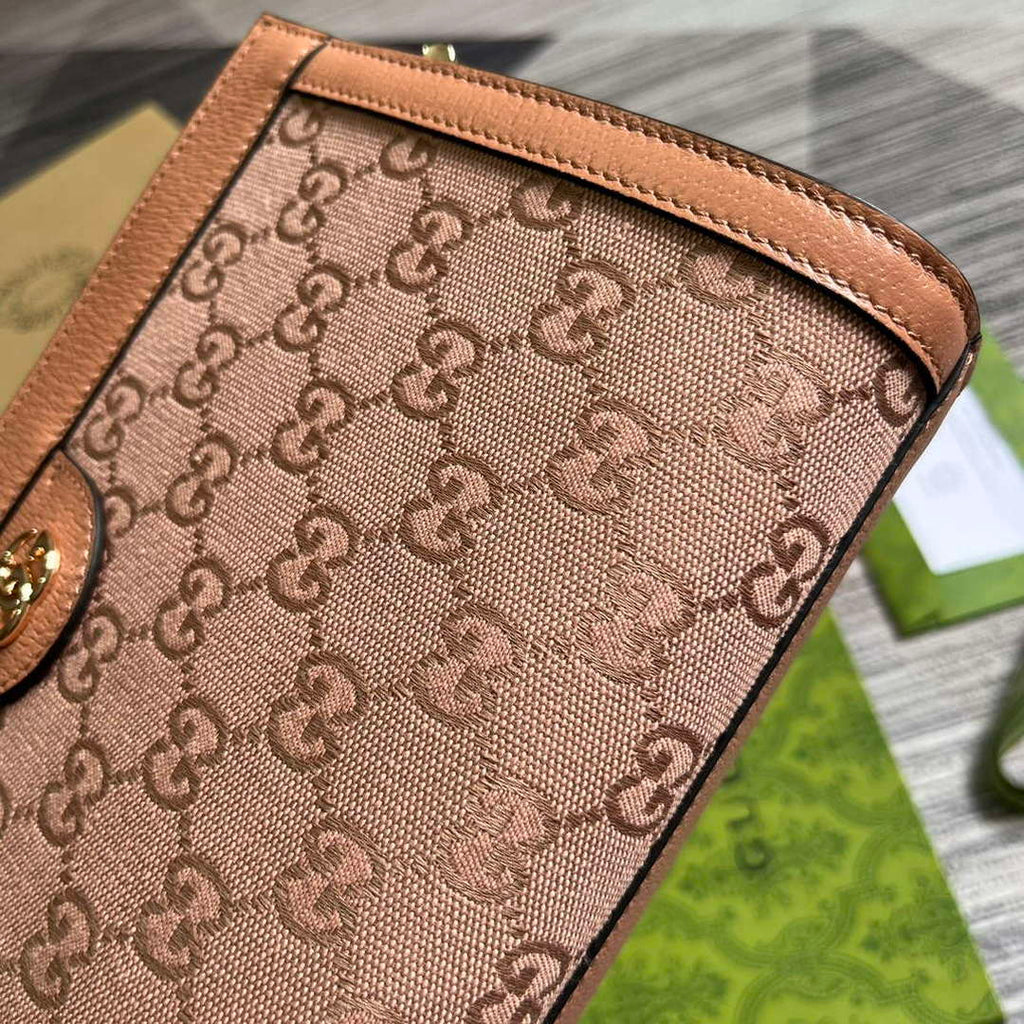 Gucci 503877 Ophidia GG Small Shoulder Bag Pink