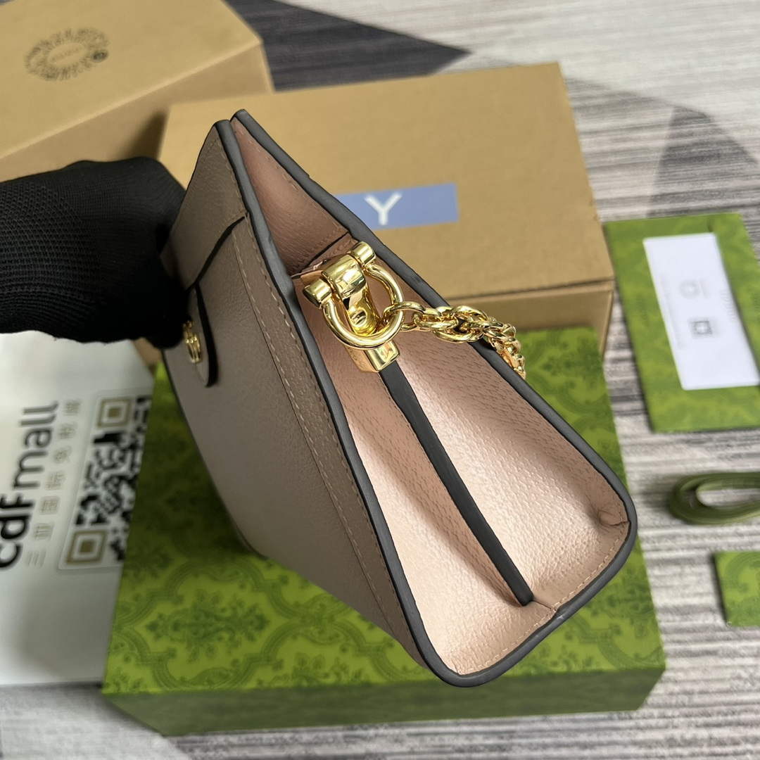 Gucci 503877 Ophidia small shoulder bag with Double G Light pink - Default Title - View 3