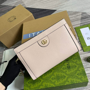 Gucci 503877 Ophidia small shoulder bag with Double G Light pink - Default Title - View 4