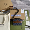 Gucci 517350 Ophidia GG Mini Bag Navy blue - Default Title - View 1