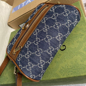 Gucci 517350 Ophidia GG Mini Bag Navy blue - Default Title - View 5