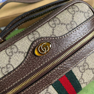 Gucci 517350 Ophidia GG Supreme Mini Bag Beige Ebony - Default Title - View 5