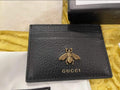 Gucci 523685 Men¡®s card holders and coin cases Animalier leather card case - luxibagsmall