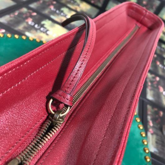 Gucci 524578 GG Marmont Matelass¨¦ Shoulder Bag Red - luxibagsmall