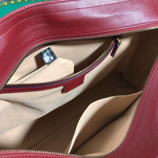 Gucci 524578 GG Marmont Matelass¨¦ Shoulder Bag Red - luxibagsmall