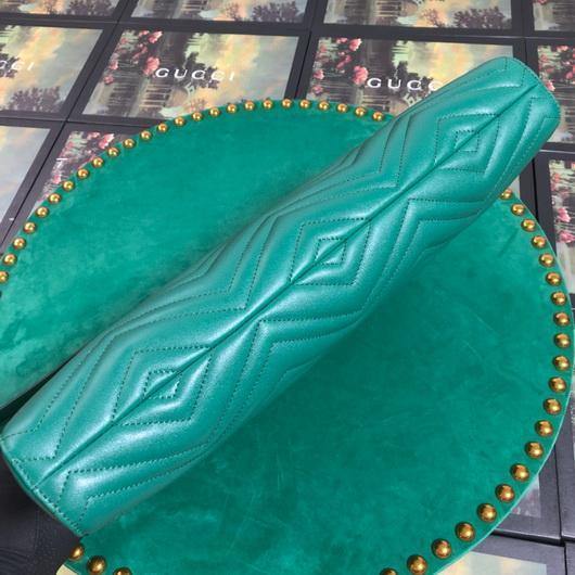 Gucci 524578 GG Marmont Matelass¨¦ Shoulder Bag Green - luxibagsmall