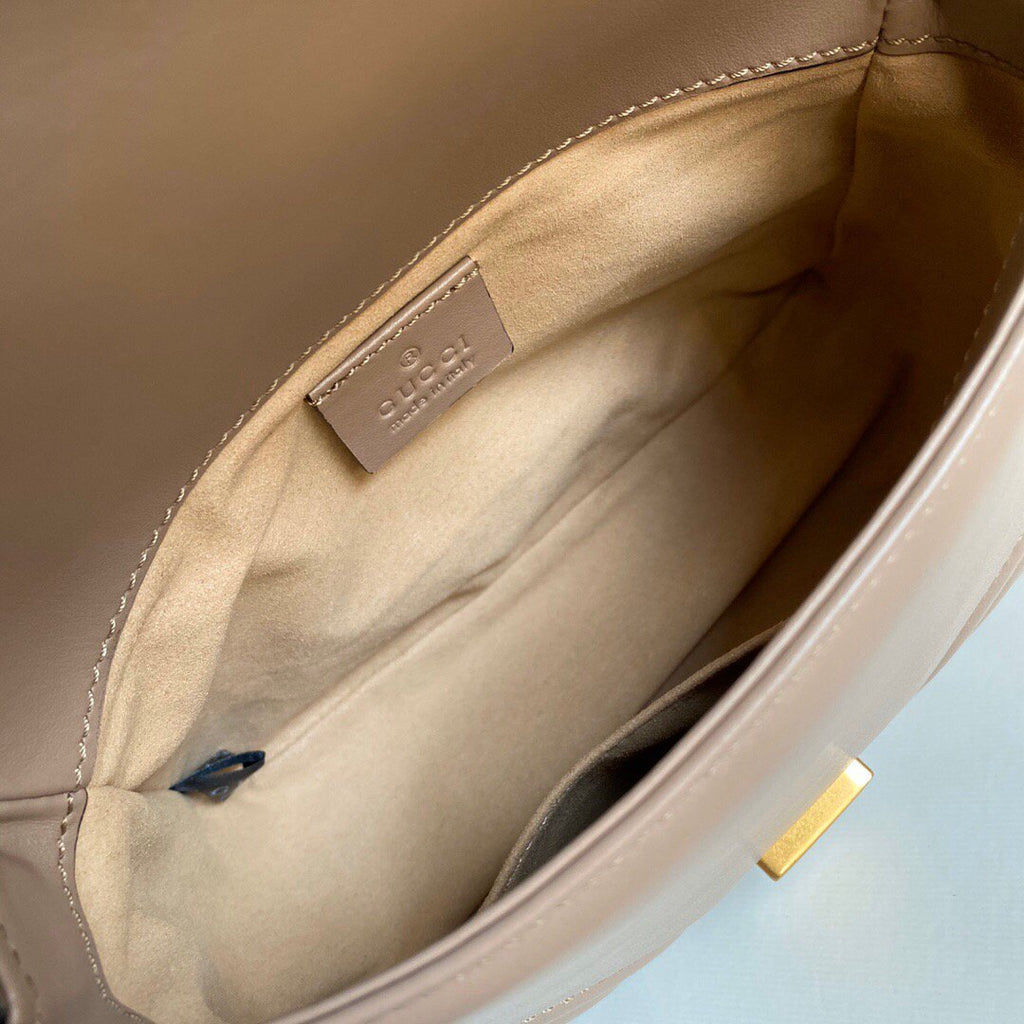 Gucci a€?47260 GG Marmont Mini Top Handle Bag Light Pink - luxibagsmall