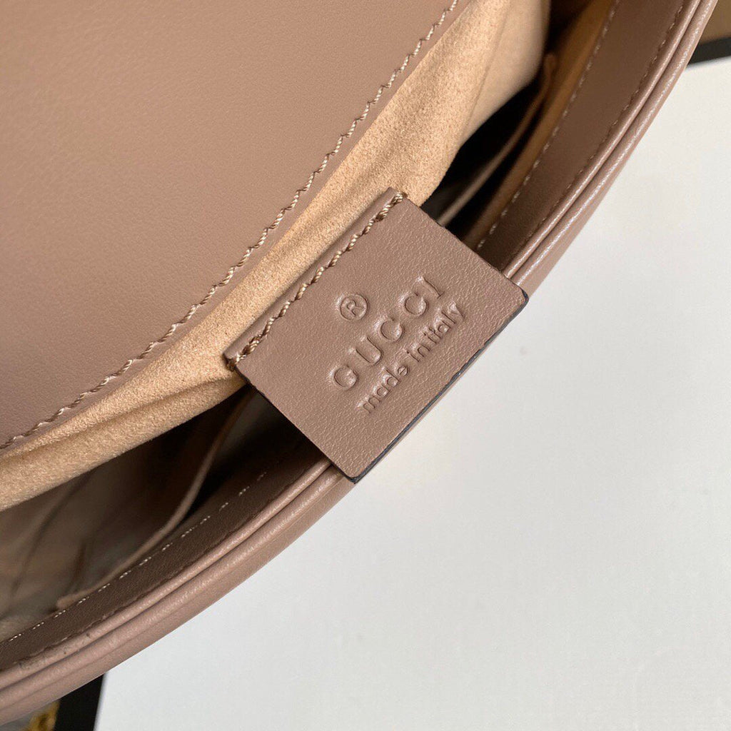 Gucci a€?47260 GG Marmont Mini Top Handle Bag Light Pink - luxibagsmall