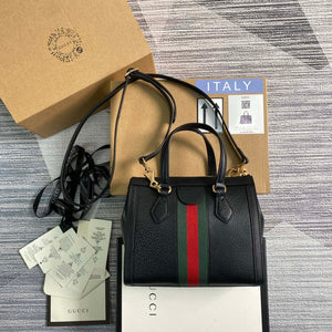 Gucci 547551 Ophidia Small GG Tote Bag Black leather - Default Title - View 1
