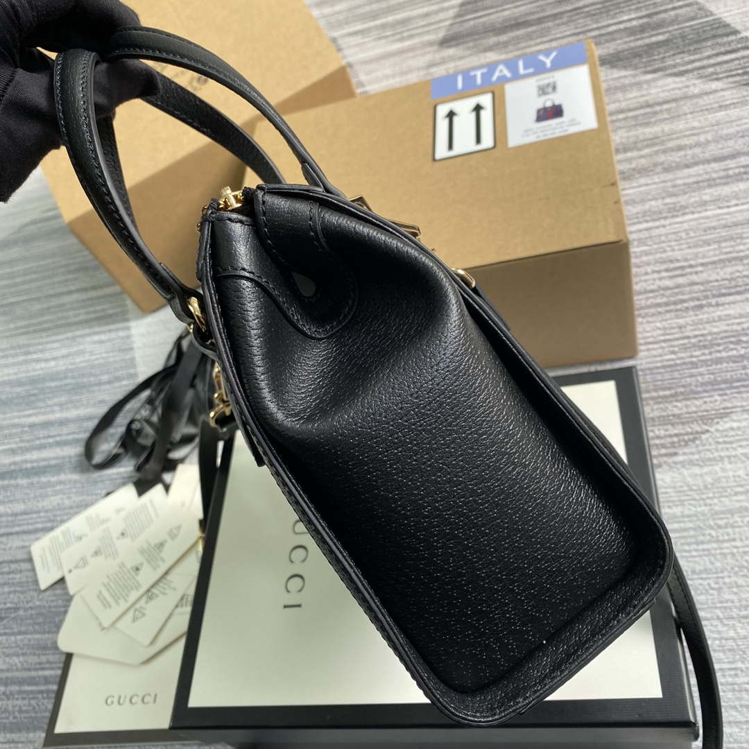 Gucci 547551 Ophidia Small GG Tote Bag Black leather - Default Title - View 3