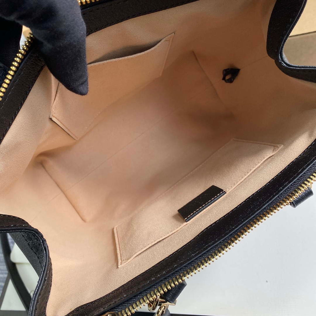 Gucci 547551 Ophidia Small GG Tote Bag Black leather