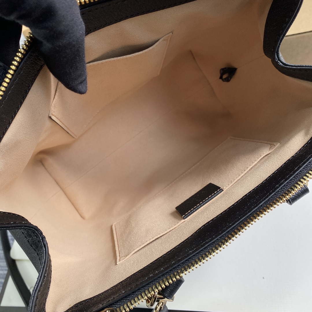 Gucci 547551 Ophidia Small GG Tote Bag Black leather