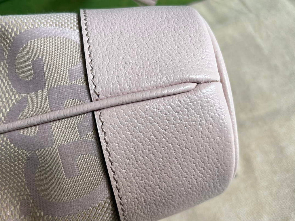 Gucci 550620 Ophidia jumbo GG mini bucket bag Light pink