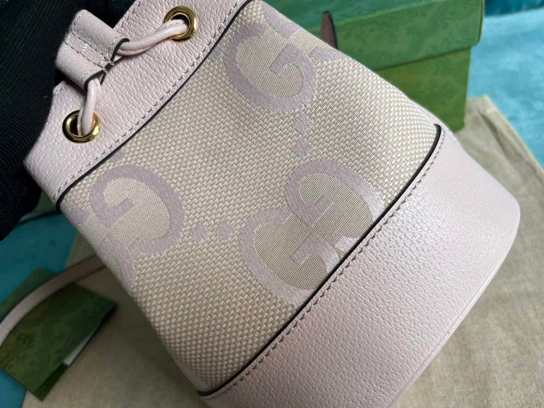Gucci 550620 Ophidia jumbo GG mini bucket bag Light pink - Default Title - View 6