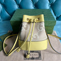 Gucci 550620 Ophidia jumbo GG mini bucket bag yellow - Default Title - View 1