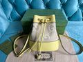 Gucci 550620 Ophidia jumbo GG mini bucket bag yellow