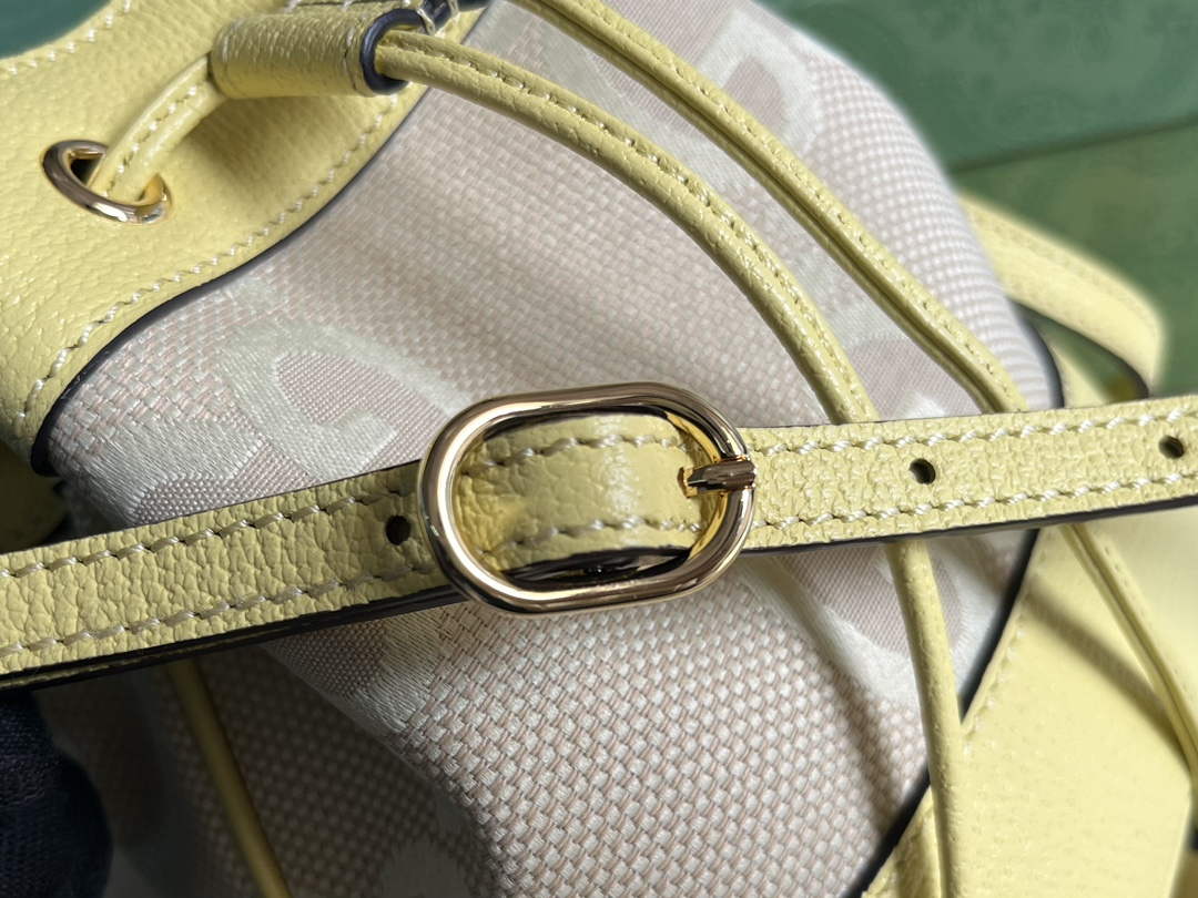 Gucci 550620 Ophidia jumbo GG mini bucket bag yellow - Default Title - View 7