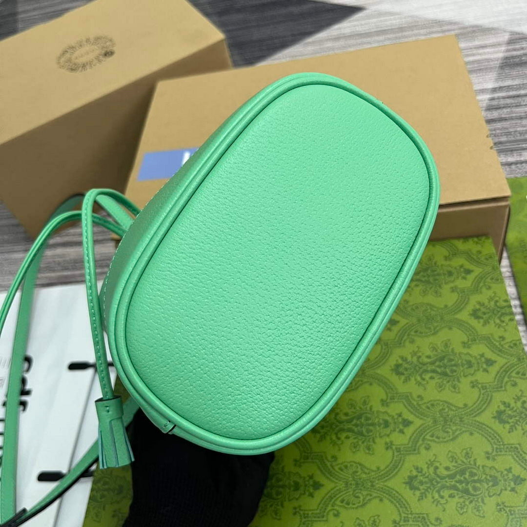 Gucci 550620 Ophidia mini bucket bag with Double G Mint Green - Default Title - View 4