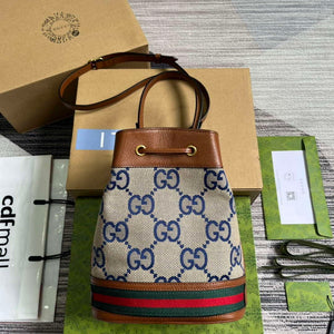 Gucci 550621 Ophidia Small GG Bucket Bag Brown - Default Title - View 2