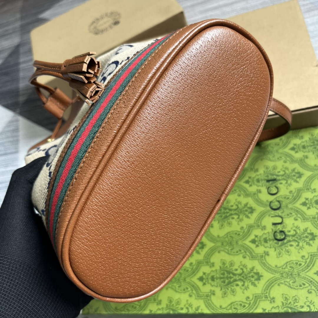 Gucci 550621 Ophidia Small GG Bucket Bag Brown - Default Title - View 7
