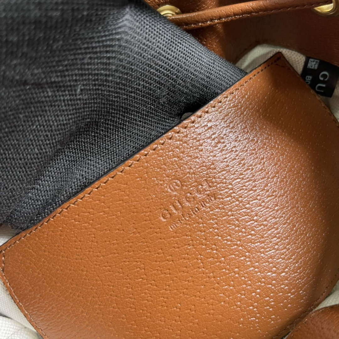 Gucci 550621 Ophidia Small GG Bucket Bag Brown - Default Title - View 9