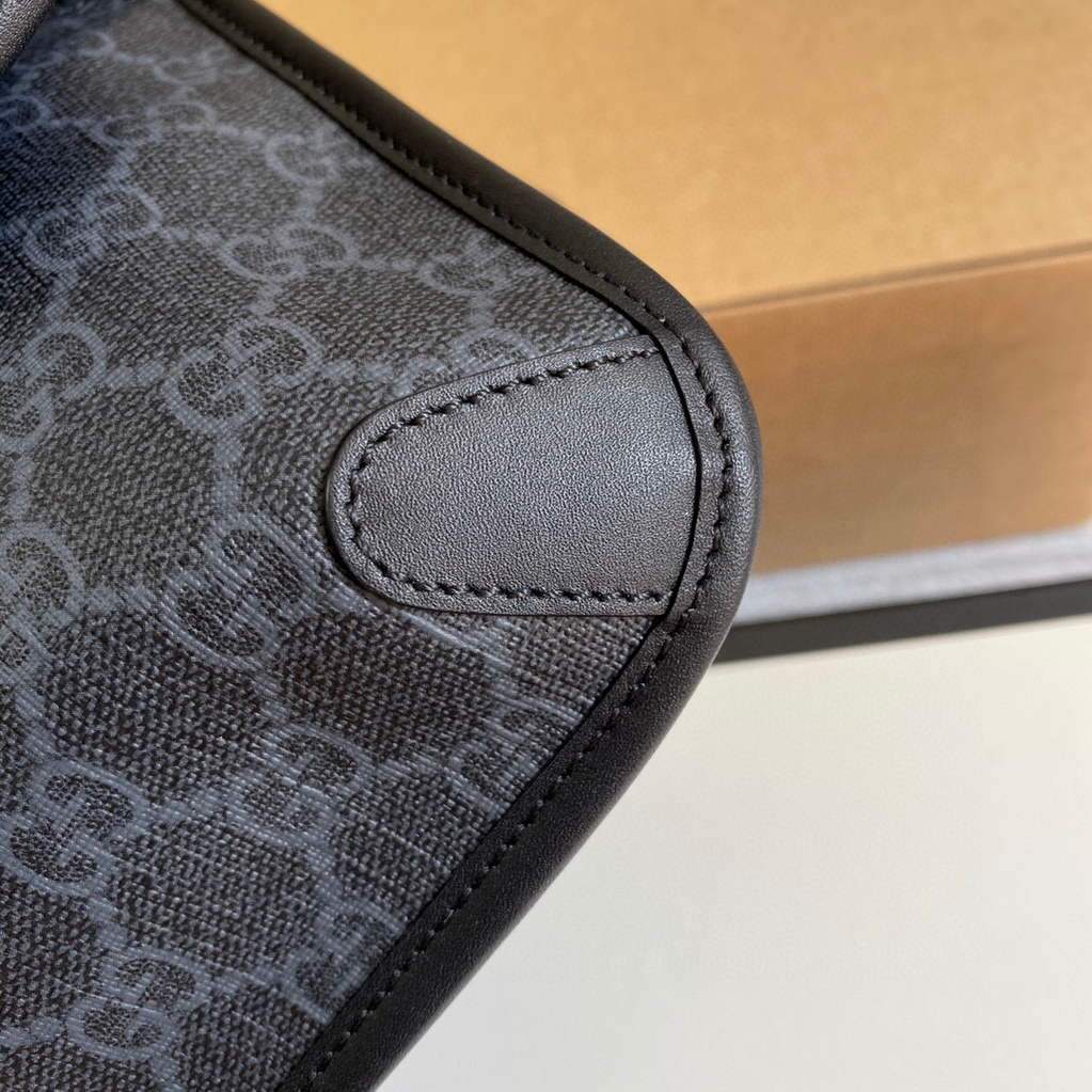 Gucci 598113 Ophidia GG Black Belt Bag