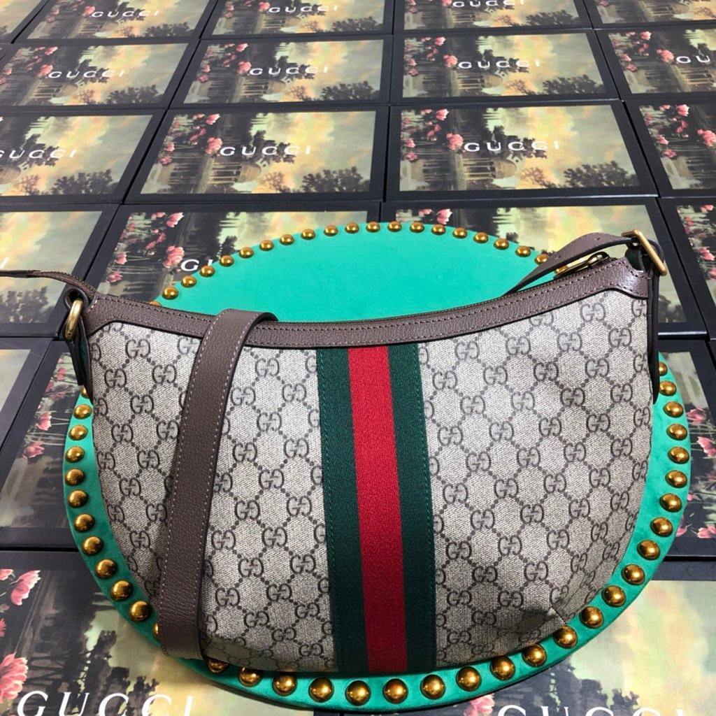 Gucci a€?98125 Ophidia GG Small Shoulder Bag Brown - Voguebags