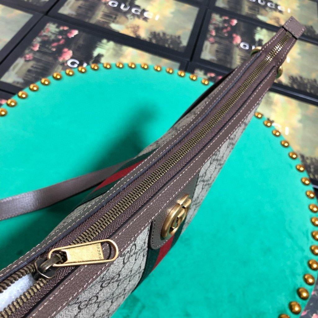 Gucci a€?98125 Ophidia GG Small Shoulder Bag Brown - Voguebags