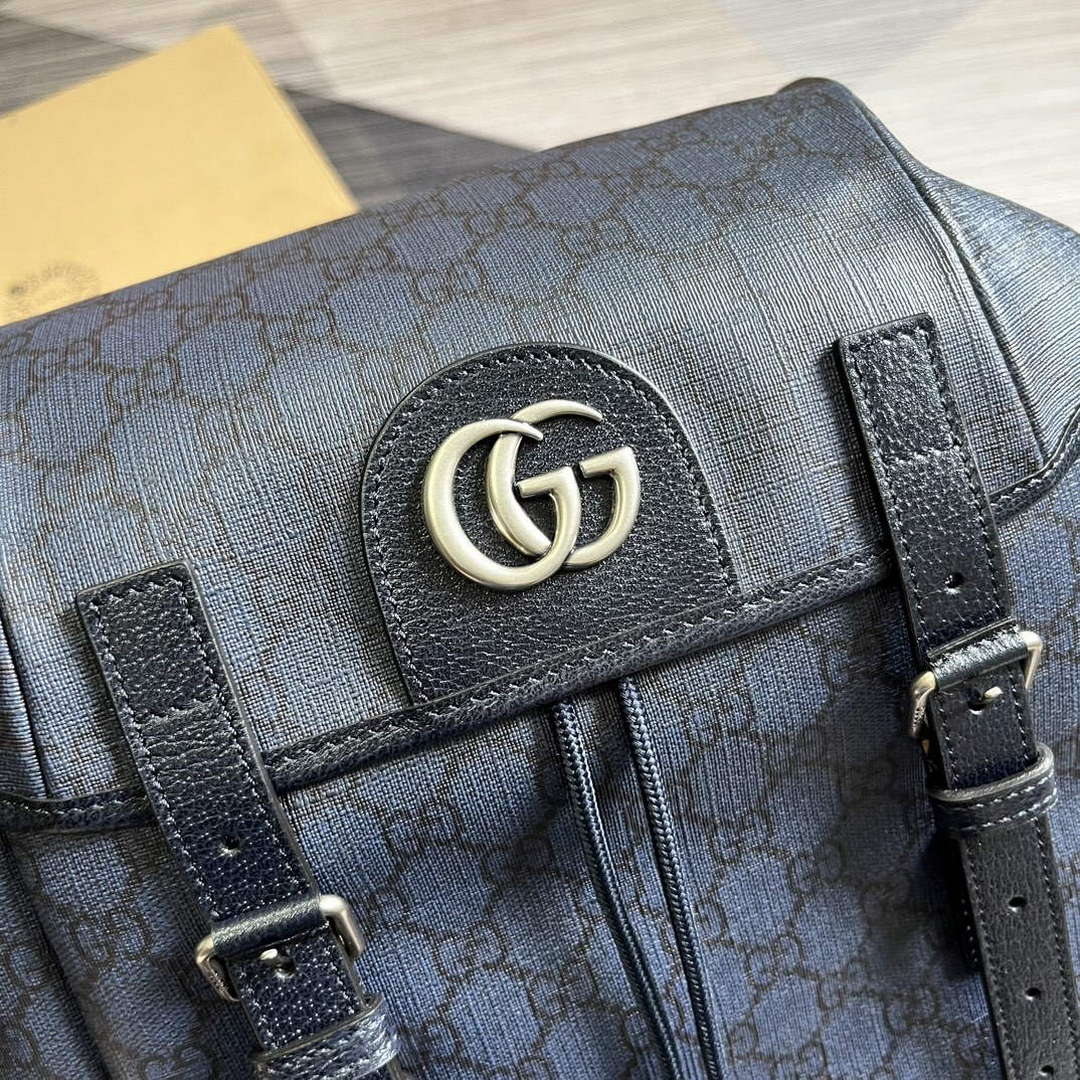 Gucci 598140 Ophidia GG Medium Backpack Blue and black - Default Title - View 5